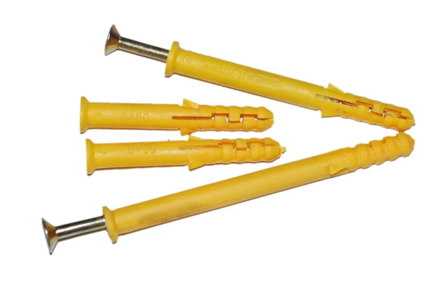 
Self Tapping Screw with Nylon Anchor Plastic Sleeve 