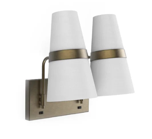 UL listed Staybridge Suites Next Generation 7.0 Collection project lamp hotel guest room double headboard wall sconce