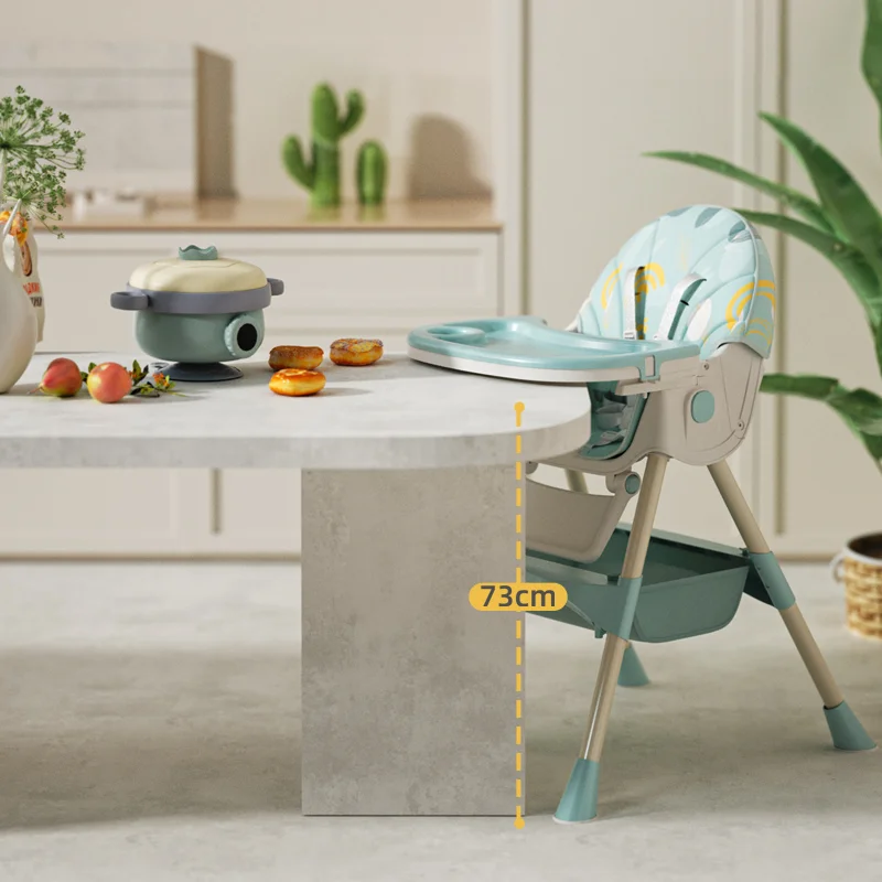Оптовая продажа складное детское кресло-качалка для кормления детей Детский высокий стул