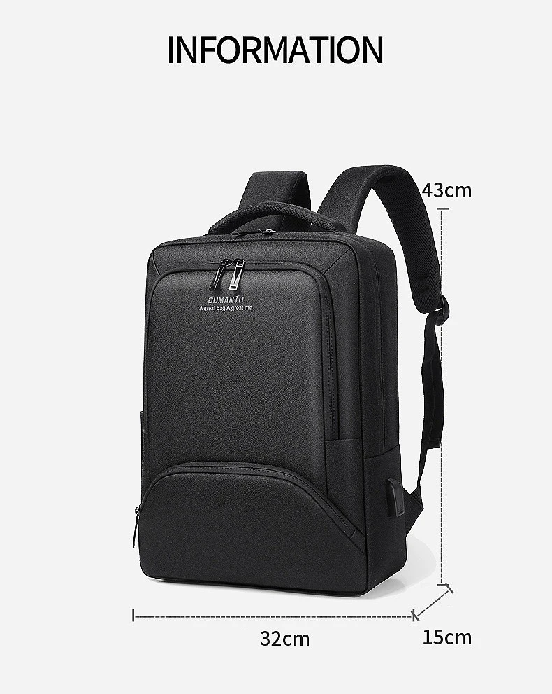 Backpack Bag For Teenager 15.6 Inch Laptop Design Man Waterproof Business Backpack Back Pack Custom Smart Laptop Backpack