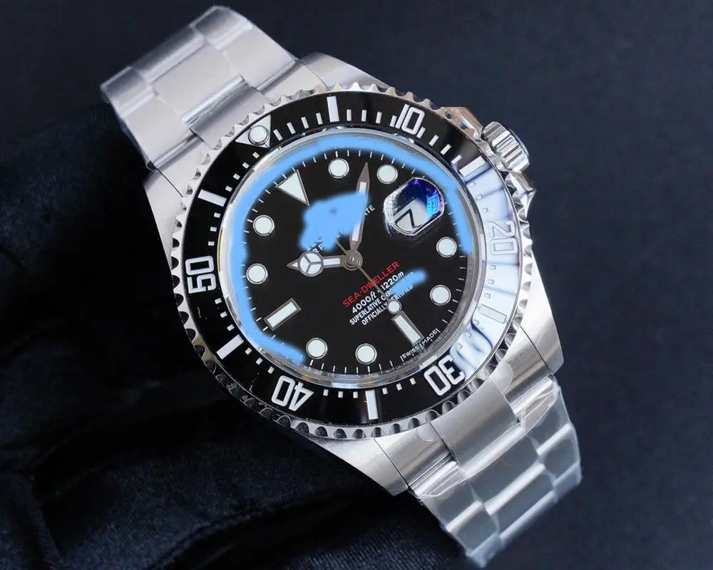 
TOP QUALITY 904L 3135 movement noob watch Rolexables Sea Dweller Rollex watch 