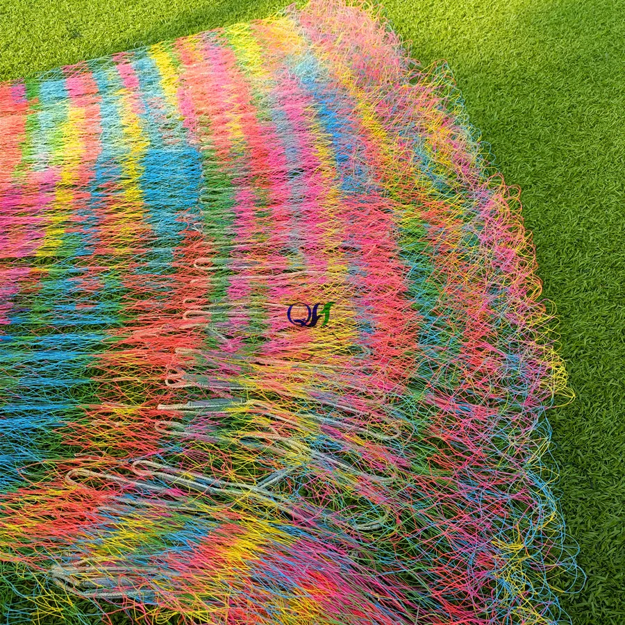 Chinese Manual Customization Pure Handmade High Strength Line Rainbow bottom pockets Fishing Cast Net