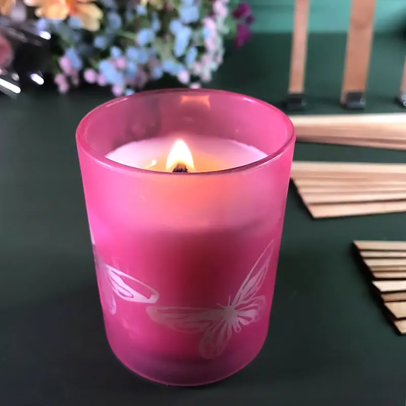 Natural wood wicks without chemicals for making soy wax,paraffin wax and coconut wax candles