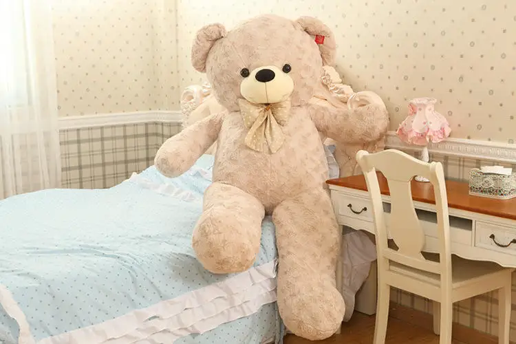 60/80cm Plush Toys Teddy Bear Stuffed Animal Doll Baby Toys Big Embrace Bear Doll Lovers Christmas Gifts Birthday Gift