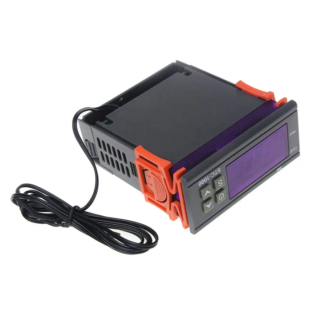  STC-1000 STC 1000 светодиодный цифровой термостат для инкубатора регулятор температуры Терморегулятор реле нагревательные охладительные