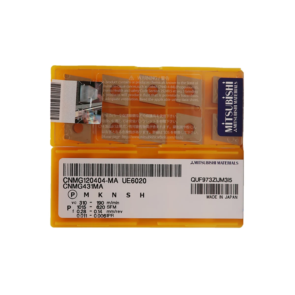 Mitsubishi 100% Original CNMG CNMG120412 MA VP15TF CNMG120408 MA UE6110 CNMG120404 NX2525 Medium Roughing Carbide Turning Insert