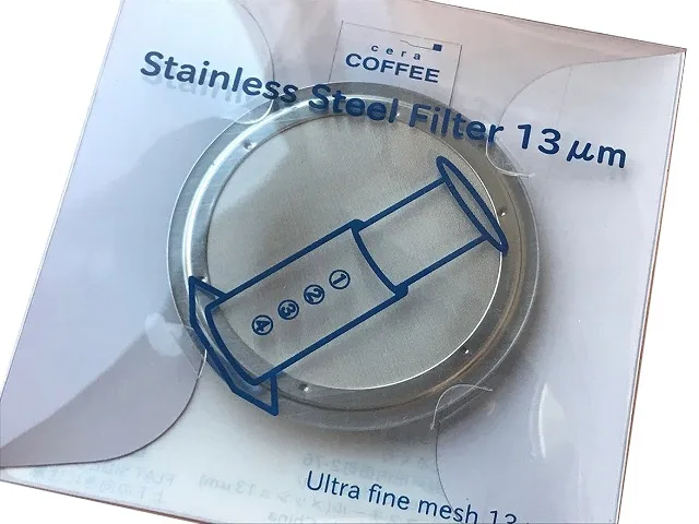 Metal sintered food grade stainless steel coffee filter disc with very fine mesh