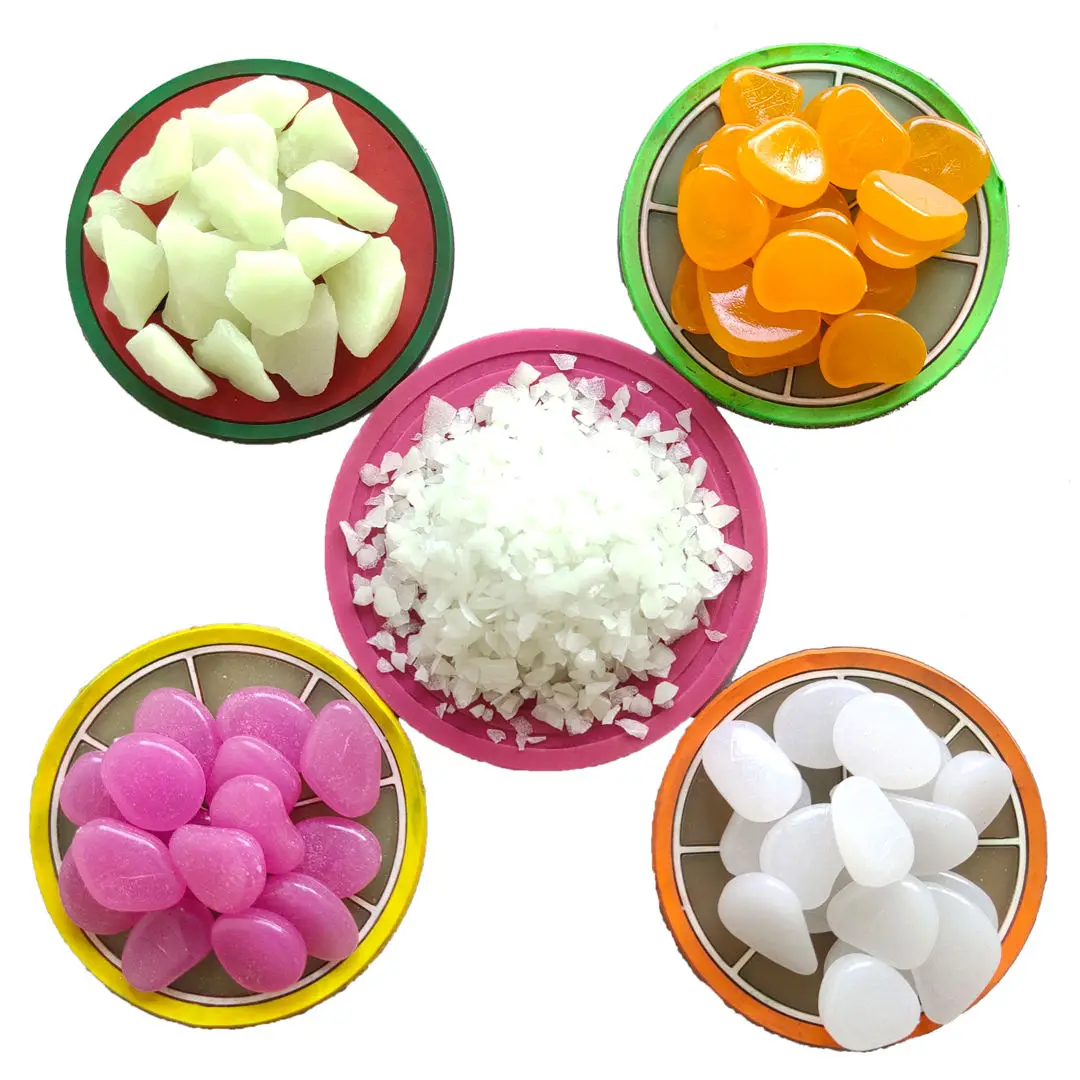 High Quality Low Price Resin Luminous Stone Luminous Pebbles Stone Glow In The Dark Pebbles