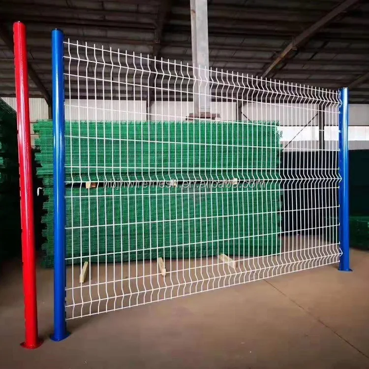 Waterproof Iron Wire Pvc Coated Fence Steel Panel Forti V Fold Safety Fencing