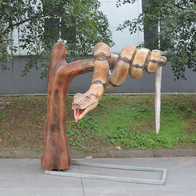 Zoological Park Animatronic Animal Realistic Snake Robot