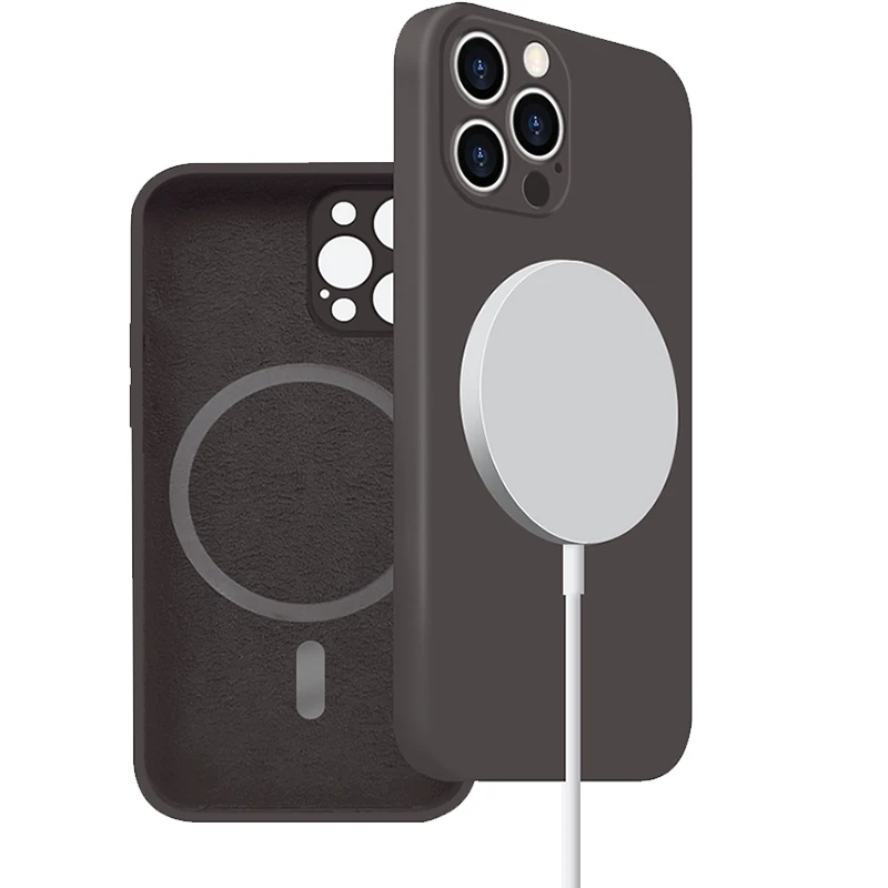 Camera Protect Mobile Phone Case for iPhone Series Magnetic Mobile Case for iPhone 14 Promax Colorful TPU Case