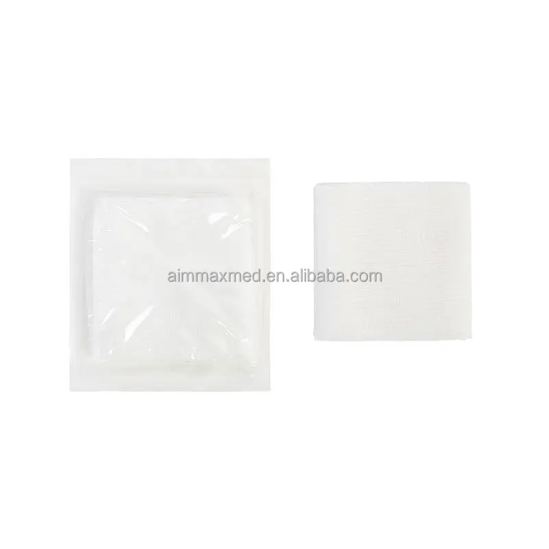 4X4 2X2 Sterile cotton gauze swab medical gauze compress pads China supplier