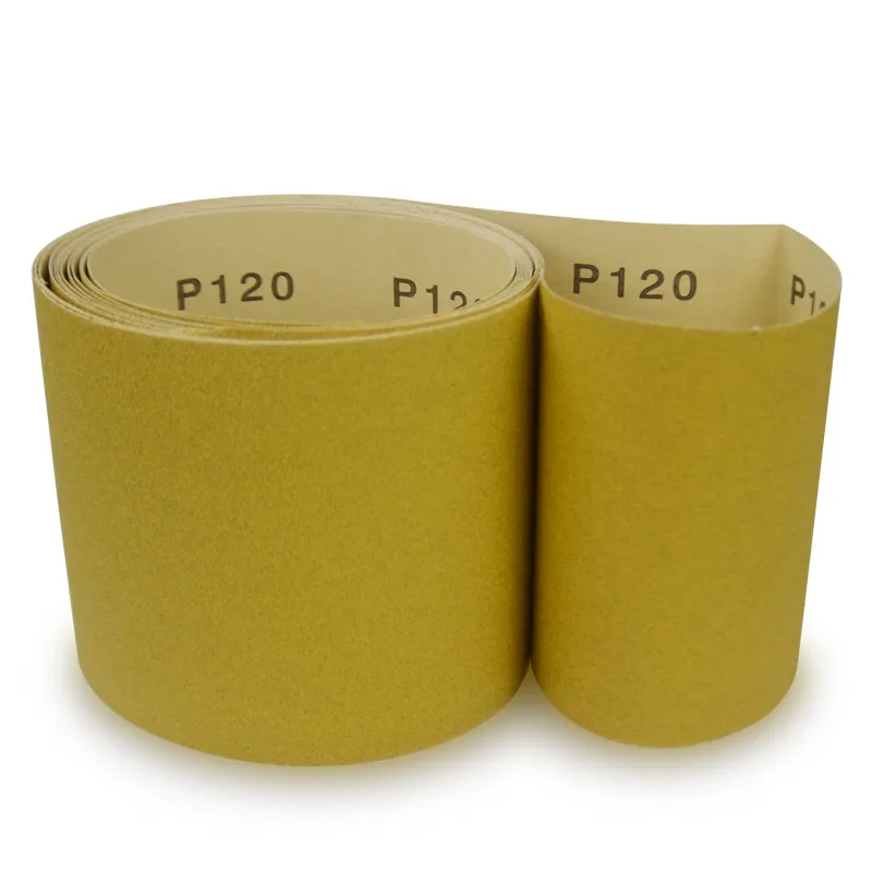 
Aluminum Oxide Self-Adhesive Sandpaper In Rolls Yellow For Machine Polishing 