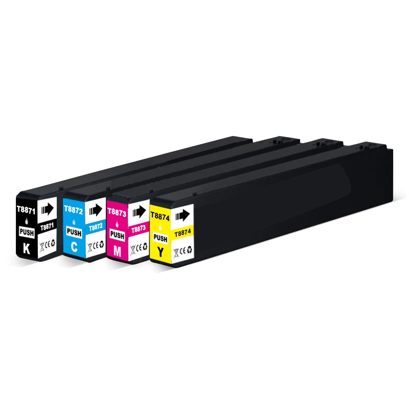 Совместимость для Epson T8871 T8872 T8873 T8874 чернильных картриджей WF-C17590a оригинальное качество струйный картридж