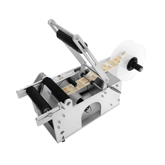 20-40 Pcs/min Manual Bottle Labeling Desktop Small Maquina Etiquetadora Round Labeling Machine