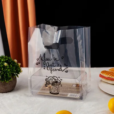 Take Away Clear Plastic Bag Plastic Bag Custom Laminated Plastic Bags