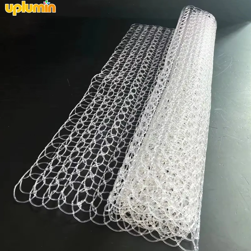 Uplumin Christmas decoration outdoor motif light material use UV Resistance 1*10m regular Aperture 6cm PVC mesh carpet net