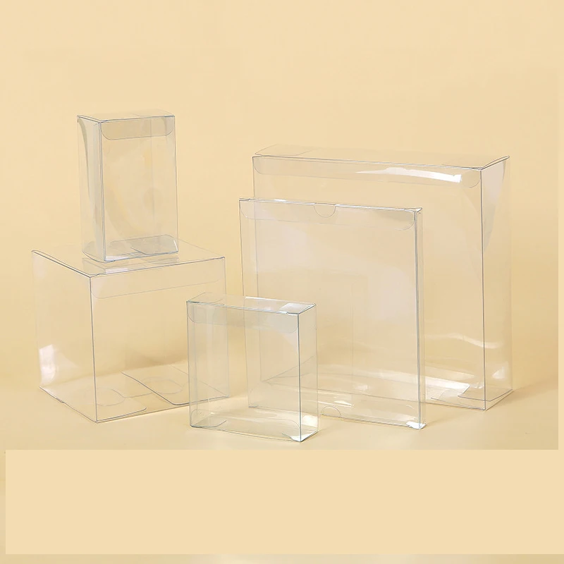 IMEE Custom PET Transparent Gift Box Folding PET Packaging Box Frosted PP Color Plastic Box