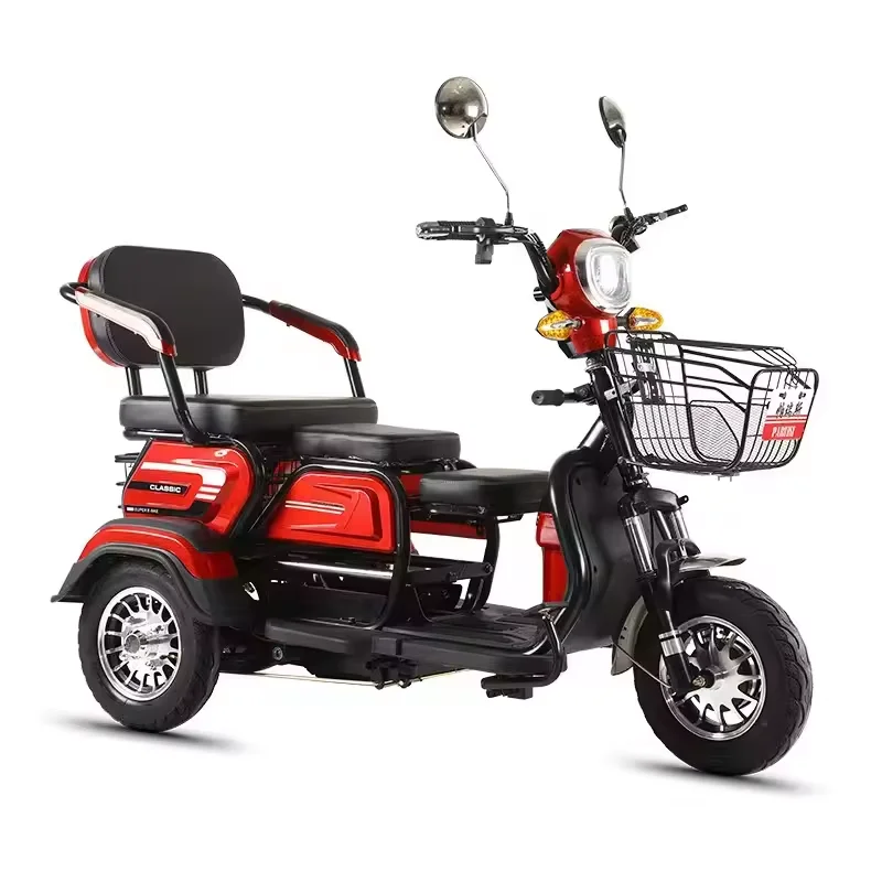 800W 1000W Tricycle Motorized Cargo e tricycle Three Wheel Electric Scooters Bike Electric Tricycle For Adults