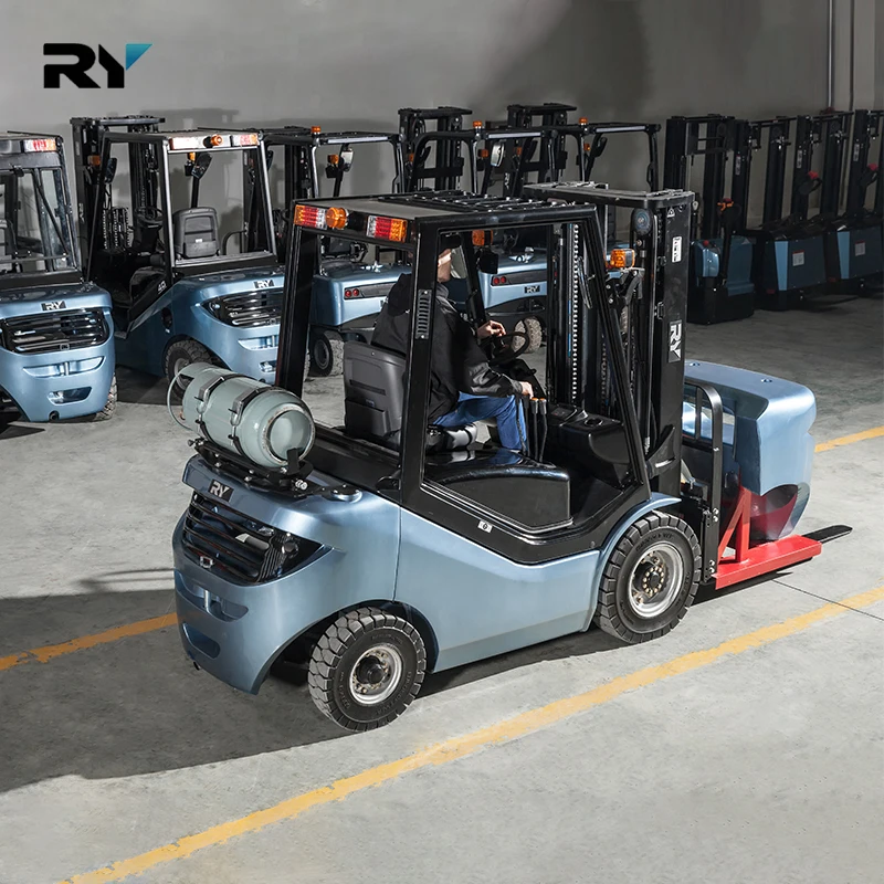 Royal Low Vibration Easy To Maintenance 2Ton 3Ton 5Ton LPG Gas Forklift Trucks With Good Price