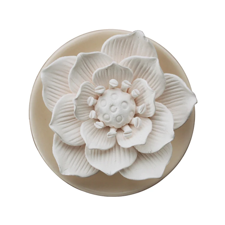 White Porcelain Flower Diffuser with 100ml Ceramic Vase TS-CF013