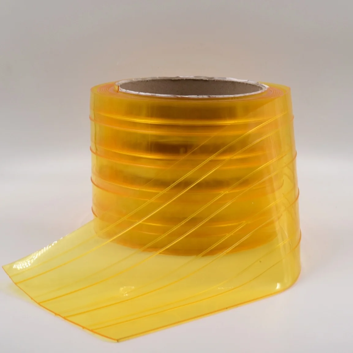 china manufacture orange yellow color antiinsect pvc soft strip door curtains