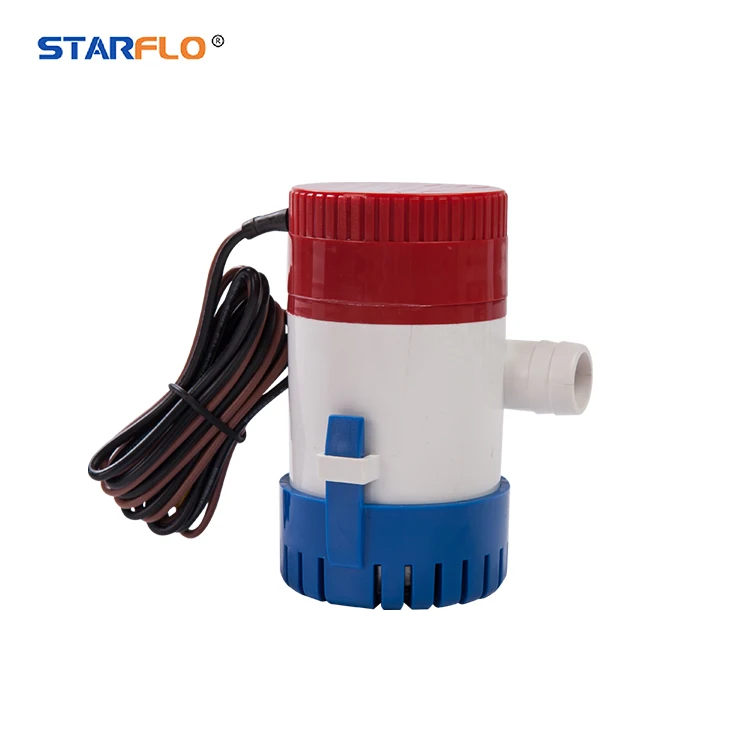 STARFLO 1100GPH manual small marine boat seawater water bilge pump 12V submersible bilge pump