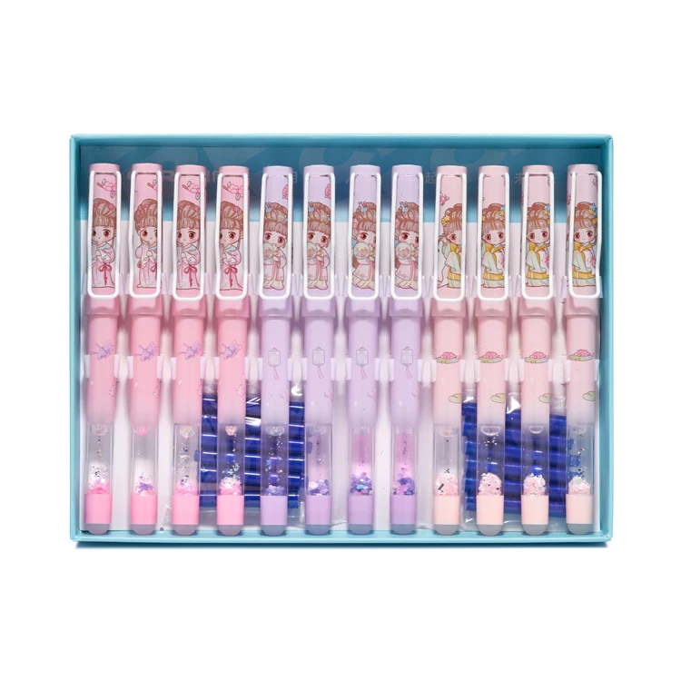 Heat Erasable Hot Sale Quicksand Liquid Correction Position Plastic Fountain Pen EF Normal & Small Nib