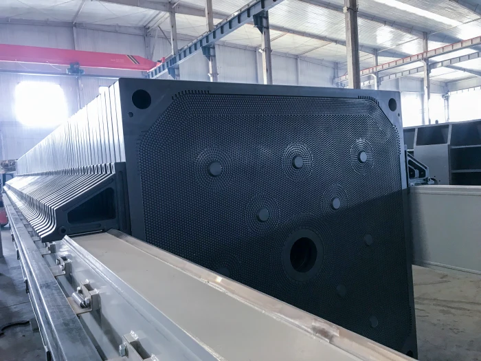 Sludge dewatering electroplating printing stainless steel automatic hydraulic plate and frame filter press