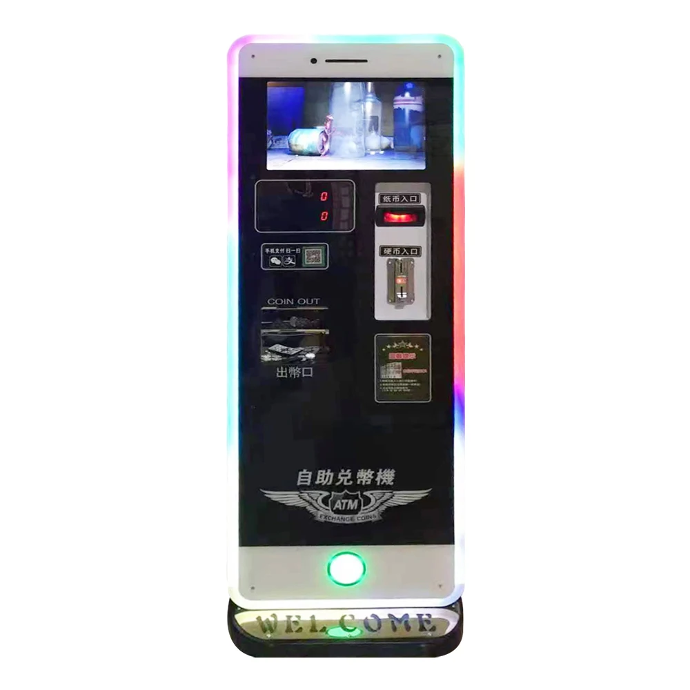 Factory Direct Supply Automatic Paper Cash Exchange Coin Machine Self Service Changer Coin Machine For Amusement Park
