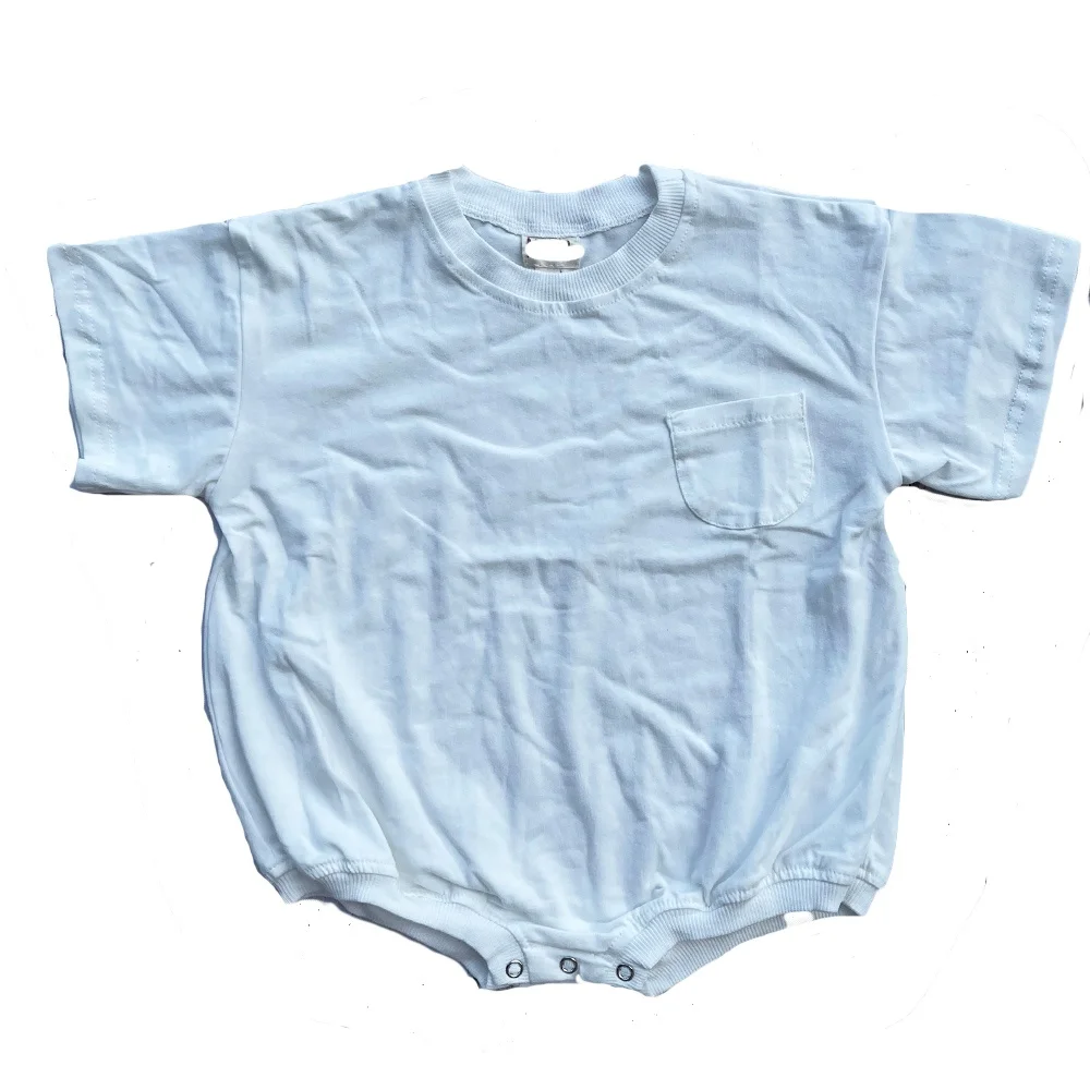 Высокое качество Han er трикотаж бамбуковая Детский комбинезон с короткими рукавами и карманами для новорожденных, Детский комбинезон для маленьких мальчиков комбинезон одежда