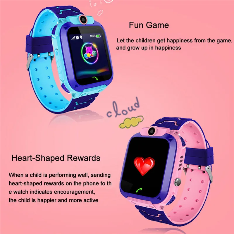 
Most Popular Q12 LBS Smart Watch For Kids IP67 Waterproof Voice Chat GPS Finder Locator Tracker Anti Lost Monitor 