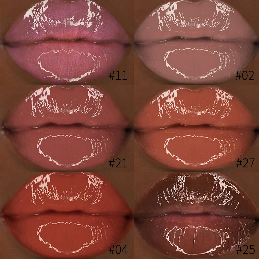 Wholesale Glitter Lip Gloss Vendor Moisture Shiny Glitter Custom Lipgloss Clear Lip Gloss Private Label