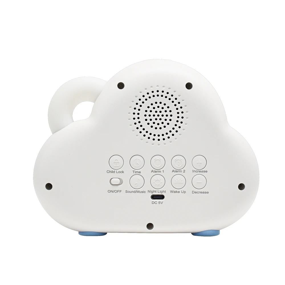 New model  Training Night Light kids sleep trainer portable Rechargeable Moon wake up alarm clock