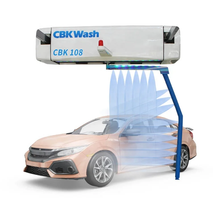 Бесконтактная бесщеточная Автомойка CBK 108, автоматическая Автомойка 360 без прикосновений с осушителем воздуха и щетками