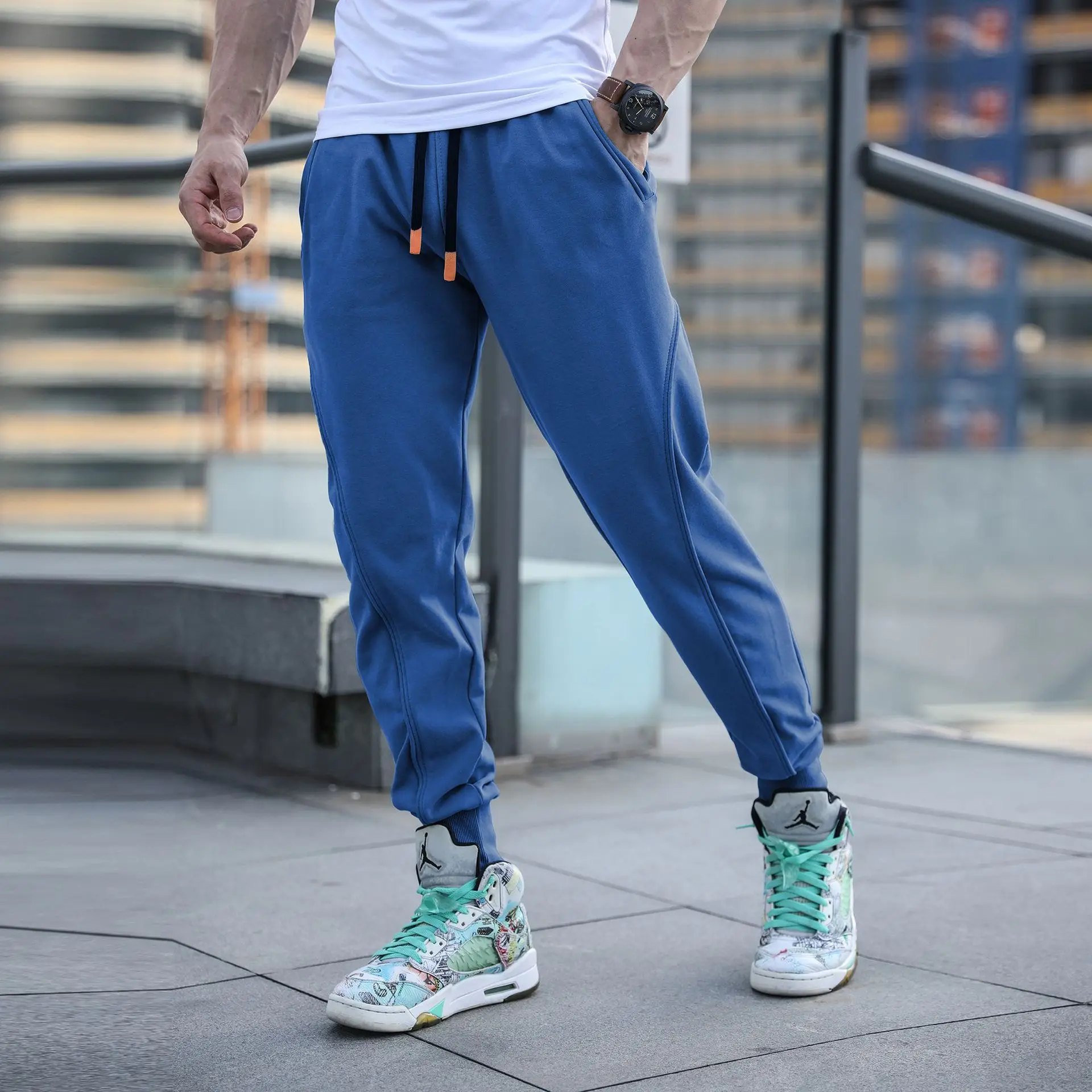 Black Coated Waxed Denim Pants, Vintage Mens Slim Fit Jeans Straight Casual Quality Cotton Wax Denim Pants for Man/