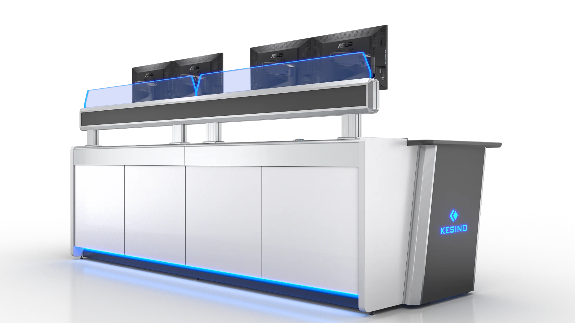 Kesino KCD-22 smart city сидеть/стенд рабочая станция диспетчерским пультом CCTV команды производитель диспетчерской консоли