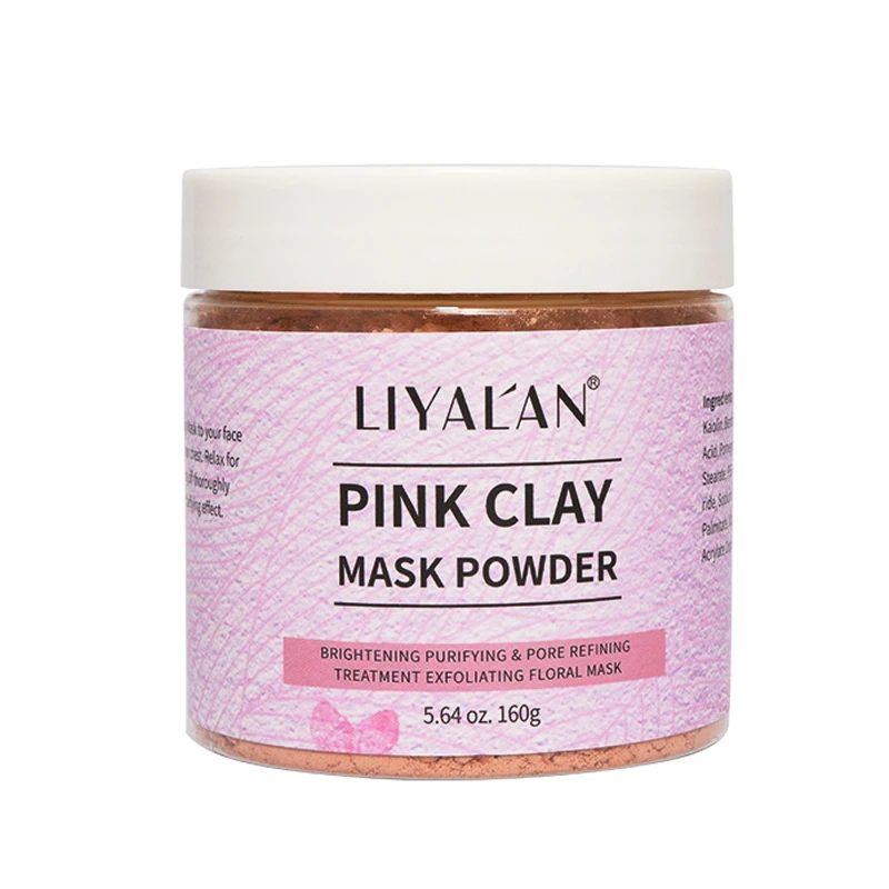 High Quality 100% Pure Natural Whitening Exfoliating Rose Skin Care Face & Body Mask Bentonite Pink Clay Mask Powder