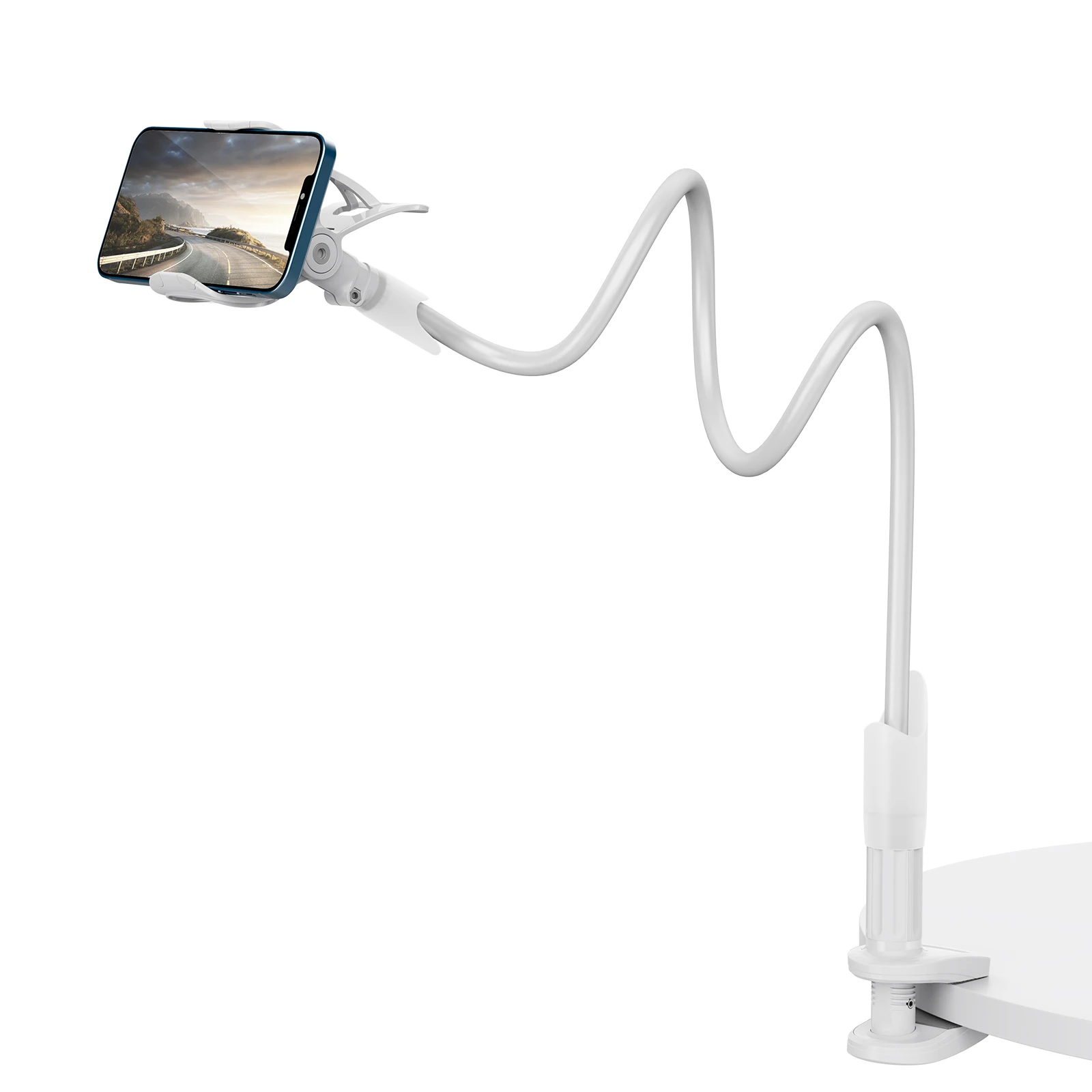 customizable flexible phone stand holder gooseneck mount ipad holder phone holder gravity for gym