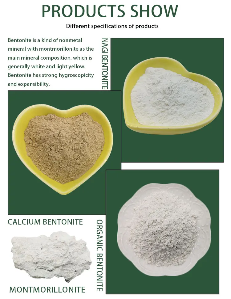Na Bentonite white powder best price manufacture sodium bentonite
