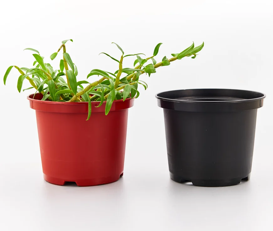 JZ05 Plastic Gallon Pot 77cc Volume Plant Black Hard Small