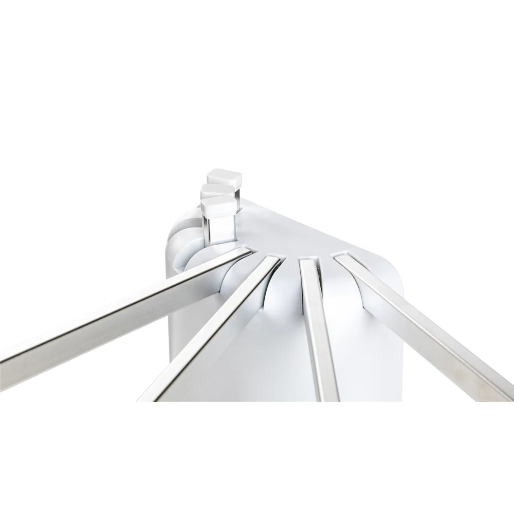 Aluminum Indoor Outdoor Folding Cloth Airer Dryer Collapsible Drying Rack Clothes Hanger For Laundry