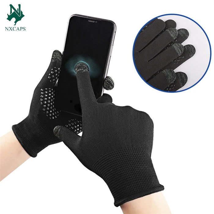 Hot Sale Touch Screen Gloves Thin Knitting Driver Gloves Cycling Mittens Unisex Solid Gloves Non-Slip Sports