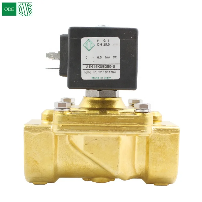Wholesale Italy 2-way 1/2inch Normally closed ODE Solenoid  valve 24v for water