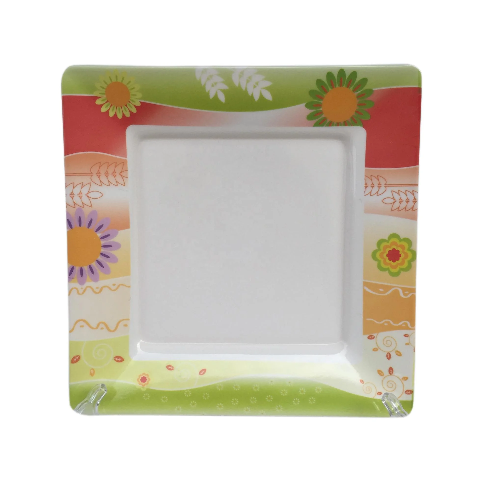 Best Price  Square Cheap Custom Melamine Sandwich Charge Plate