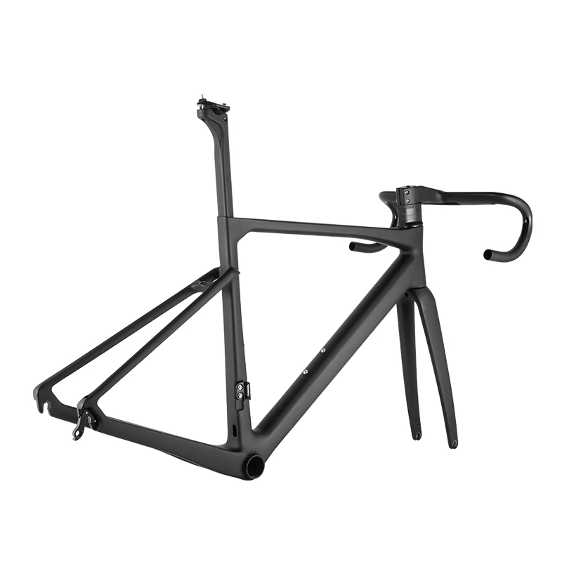 Super light weight 700C Aero carbon fiber T1000 road racing bike frames OEM BB86