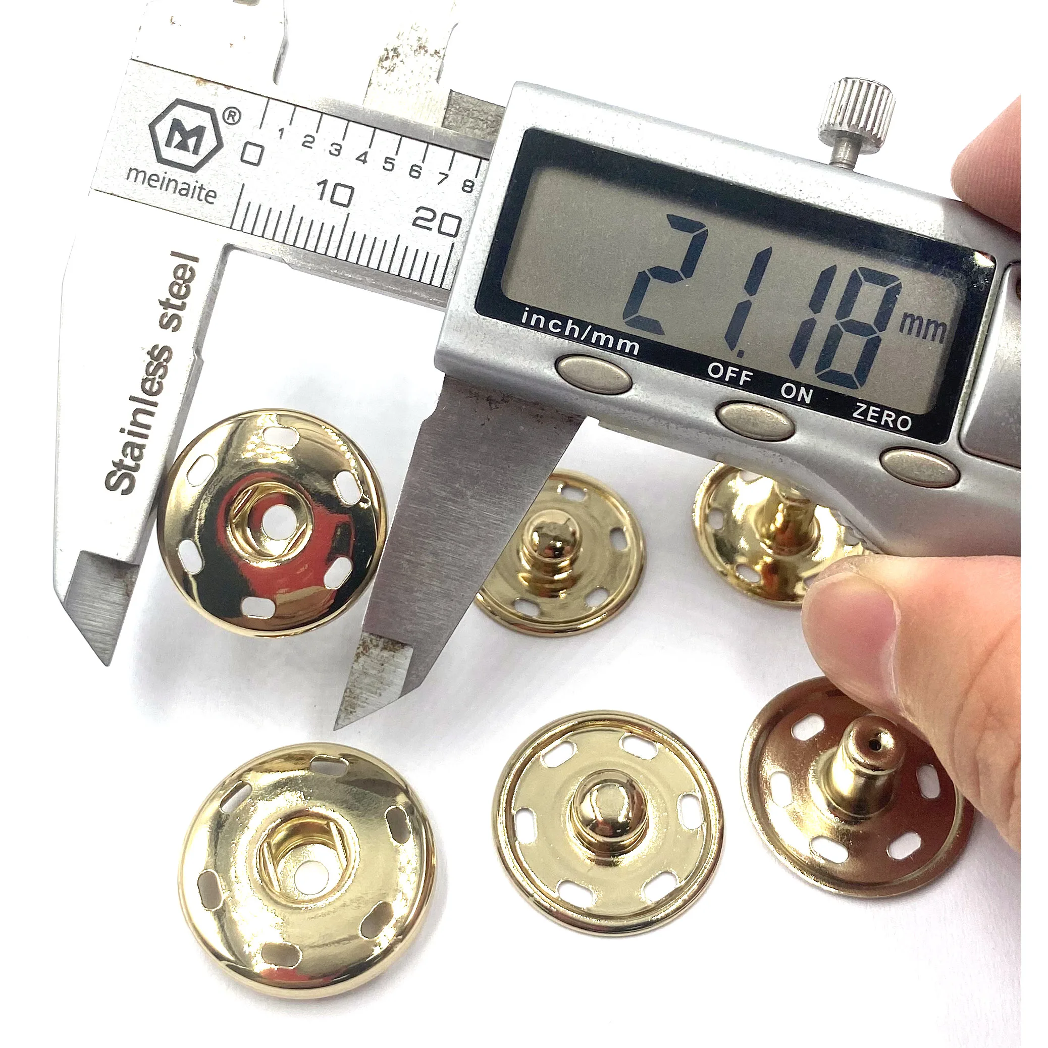 Factory Wholesale High Quality Custom Copper Prong Snap Button Fasteners Press Studs