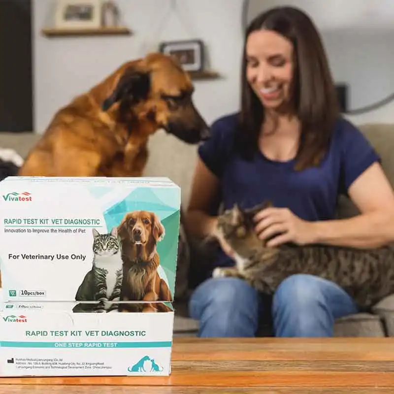 Dog CDV CPV Rapid Test Kit Pet Parvovirus Test Kit Giardia Ag Rapid Test