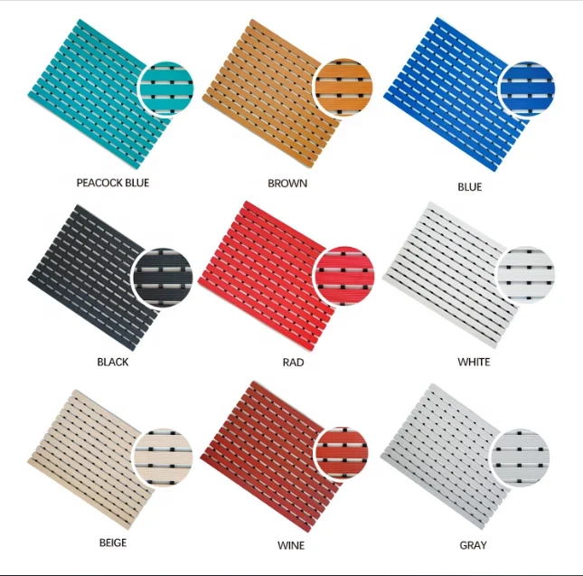 Clean Power 2023 New Fashion Factory Custom PVC Non-slip Bathtub Rugs with Holes Bath Mat