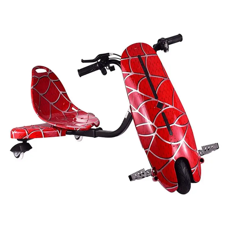 Customizable Drifting Scooter Logo Custom Electric Drift Scooter Blue Gradient Color 360 Drift Trike